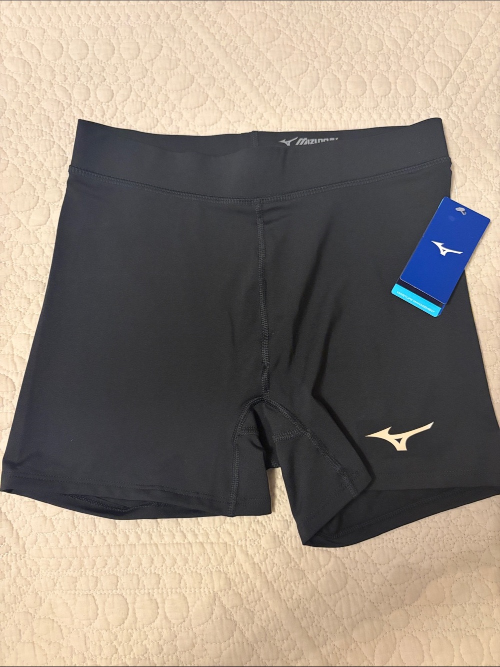 Mizuno Women's Black Volleyball Shorts with Logo